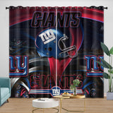 Laden Sie das Bild in den Galerie-Viewer, New York Giants Curtains Blackout Window Drapes Room Decoration