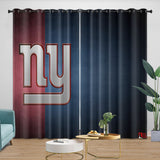 Laden Sie das Bild in den Galerie-Viewer, New York Giants Curtains Blackout Window Drapes Room Decoration