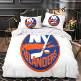 Laden Sie das Bild in den Galerie-Viewer, New York Islanders Bedding Set Quilt Duvet Cover Without Filler