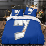 Laden Sie das Bild in den Galerie-Viewer, New York Islanders Bedding Set Quilt Duvet Cover Without Filler