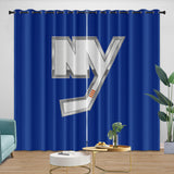 Laden Sie das Bild in den Galerie-Viewer, New York Islanders Curtains Blackout Window Drapes Room Decoration