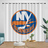 Laden Sie das Bild in den Galerie-Viewer, New York Islanders Curtains Blackout Window Drapes Room Decoration