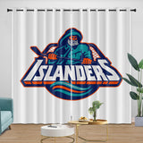 Laden Sie das Bild in den Galerie-Viewer, New York Islanders Curtains Blackout Window Drapes Room Decoration