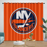 Laden Sie das Bild in den Galerie-Viewer, New York Islanders Curtains Blackout Window Drapes Room Decoration