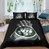 Laden Sie das Bild in den Galerie-Viewer, New York Jets Bedding Set Duvet Cover Without Filler