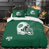 Laden Sie das Bild in den Galerie-Viewer, New York Jets Bedding Set Duvet Cover Without Filler