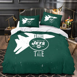 Laden Sie das Bild in den Galerie-Viewer, New York Jets Bedding Set Duvet Cover Without Filler