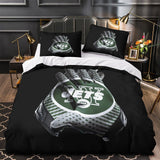 Laden Sie das Bild in den Galerie-Viewer, New York Jets Bedding Set Duvet Cover Without Filler