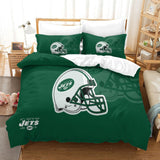 Laden Sie das Bild in den Galerie-Viewer, New York Jets Bedding Set Duvet Cover Without Filler