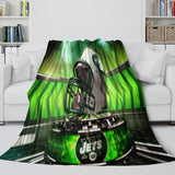 Laden Sie das Bild in den Galerie-Viewer, New York Jets Blanket Flannel Fleece Throw Room Decoration