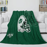 Laden Sie das Bild in den Galerie-Viewer, New York Jets Blanket Flannel Fleece Throw Room Decoration