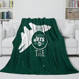 Laden Sie das Bild in den Galerie-Viewer, New York Jets Blanket Flannel Fleece Throw Room Decoration