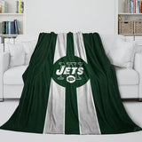 Laden Sie das Bild in den Galerie-Viewer, New York Jets Blanket Flannel Fleece Throw Room Decoration