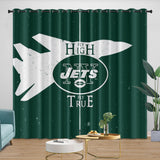 Laden Sie das Bild in den Galerie-Viewer, New York Jets Curtains Blackout Window Drapes Room Decoration