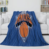 Laden Sie das Bild in den Galerie-Viewer, New York Knicks Blanket Flannel Fleece Throw Room Decoration