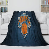 Laden Sie das Bild in den Galerie-Viewer, New York Knicks Blanket Flannel Fleece Throw Room Decoration