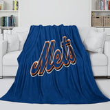 Laden Sie das Bild in den Galerie-Viewer, New York Mets Blanket Flannel Throw Room Decoration