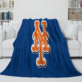 Laden Sie das Bild in den Galerie-Viewer, New York Mets Blanket Flannel Throw Room Decoration