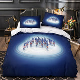 Laden Sie das Bild in den Galerie-Viewer, New York Rangers Bedding Set Quilt Duvet Cover Without Filler
