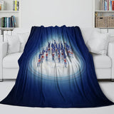 Laden Sie das Bild in den Galerie-Viewer, New York Rangers Blanket Flannel Throw Kids Room Decoration