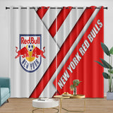 Laden Sie das Bild in den Galerie-Viewer, New York Red Bulls Curtains Blackout Window Drapes Room Decoration