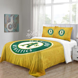 Laden Sie das Bild in den Galerie-Viewer, Oakland Athletics Bedding Set Quilt Cover Without Filler