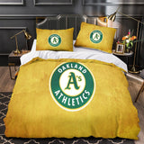 Laden Sie das Bild in den Galerie-Viewer, Oakland Athletics Bedding Set Quilt Cover Without Filler