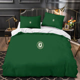 Laden Sie das Bild in den Galerie-Viewer, Oakland Athletics Bedding Set Quilt Cover Without Filler