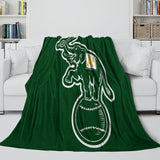 Laden Sie das Bild in den Galerie-Viewer, Oakland Athletics Blanket Flannel Throw Room Decoration