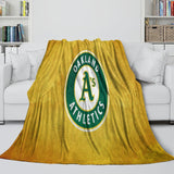 Laden Sie das Bild in den Galerie-Viewer, Oakland Athletics Blanket Flannel Throw Room Decoration