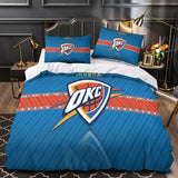 Laden Sie das Bild in den Galerie-Viewer, Oklahoma City Thunder Bedding Set Duvet Cover Without Filler