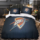 Laden Sie das Bild in den Galerie-Viewer, Oklahoma City Thunder Bedding Set Duvet Cover Without Filler