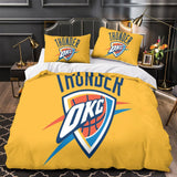 Laden Sie das Bild in den Galerie-Viewer, Oklahoma City Thunder Bedding Set Duvet Cover Without Filler