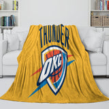 Laden Sie das Bild in den Galerie-Viewer, Oklahoma City Thunder Blanket Flannel Fleece Throw Room Decoration