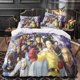 Laden Sie das Bild in den Galerie-Viewer, One-Punch Man Bedding Set Pattern Quilt Cover Without Filler