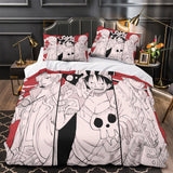 Laden Sie das Bild in den Galerie-Viewer, One Piece Film Red Bedding Set Pattren Quilt Duvet Cover Without Filler