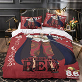 Laden Sie das Bild in den Galerie-Viewer, One Piece Film Red Bedding Set Pattren Quilt Duvet Cover Without Filler