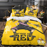 Laden Sie das Bild in den Galerie-Viewer, One Piece Film Red Bedding Set Pattren Quilt Duvet Cover Without Filler