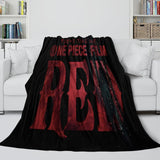 Laden Sie das Bild in den Galerie-Viewer, One Piece Film Red Blanket Flannel Throw Kids Room Decoration