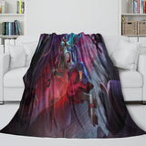 Laden Sie das Bild in den Galerie-Viewer, One Piece Film Red Blanket Flannel Throw Kids Room Decoration