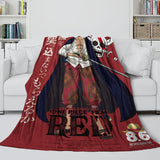 Laden Sie das Bild in den Galerie-Viewer, One Piece Film Red Blanket Pattern Flannel Throw Room Decoration