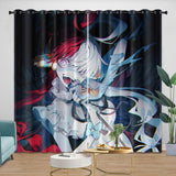 Laden Sie das Bild in den Galerie-Viewer, One Piece Film Red Curtains Blackout Window Drapes Kids Room Decoration