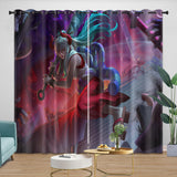 Laden Sie das Bild in den Galerie-Viewer, One Piece Film Red Curtains Blackout Window Drapes Kids Room Decoration
