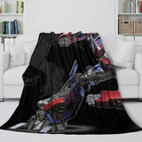 Laden Sie das Bild in den Galerie-Viewer, Optimus Prime Blanket Flannel Fleece Throw Kids Room Decoration