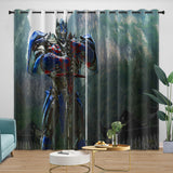 Laden Sie das Bild in den Galerie-Viewer, Optimus Prime Curtains Blackout Window Drapes Kids Room Decoration