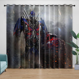 Laden Sie das Bild in den Galerie-Viewer, Optimus Prime Curtains Pattern Blackout Window Drapes