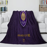 Laden Sie das Bild in den Galerie-Viewer, Orlando City SC Blanket Flannel Fleece Throw Room Decoration