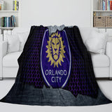 Laden Sie das Bild in den Galerie-Viewer, Orlando City SC Blanket Flannel Fleece Throw Room Decoration