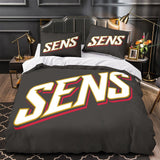 Laden Sie das Bild in den Galerie-Viewer, Ottawa Senators Bedding Set Quilt Duvet Cover Without Filler