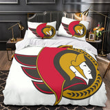 Laden Sie das Bild in den Galerie-Viewer, Ottawa Senators Bedding Set Quilt Duvet Cover Without Filler